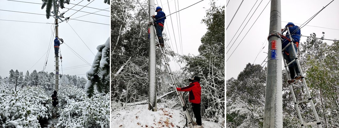 闻雪而动 | &ldquo;电信蓝&rdquo;奋斗在抗冰雪保畅通一线